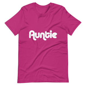 Auntie Short-Sleeve Unisex T-Shirt (White Lettering)