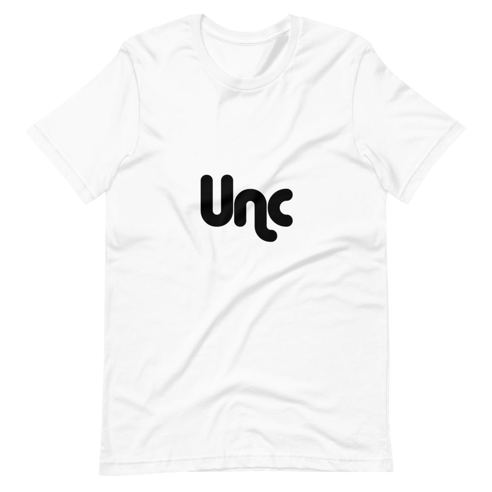 Unc Short-Sleeve Unisex T-Shirt (Black Lettering)